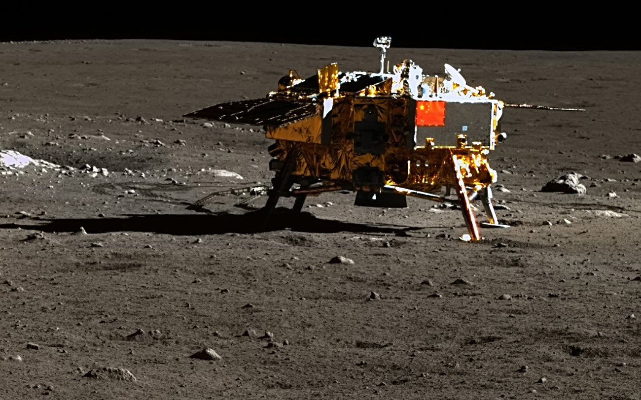 Spectacular new hi-res images from the Moon shot by Chinese lander Chang'e 3