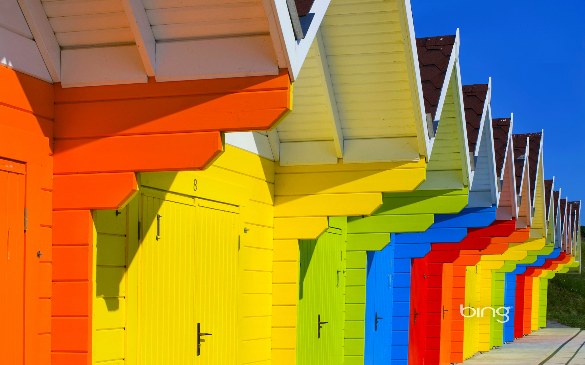 colorful houses wallpaper