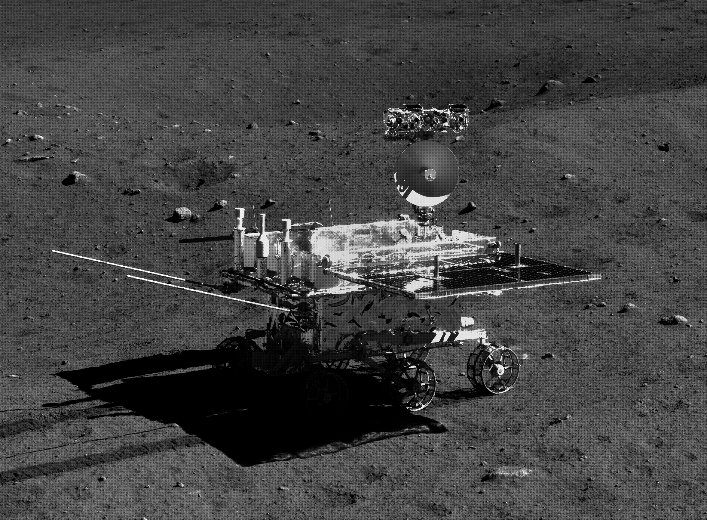 Rover Yutu on the Moon