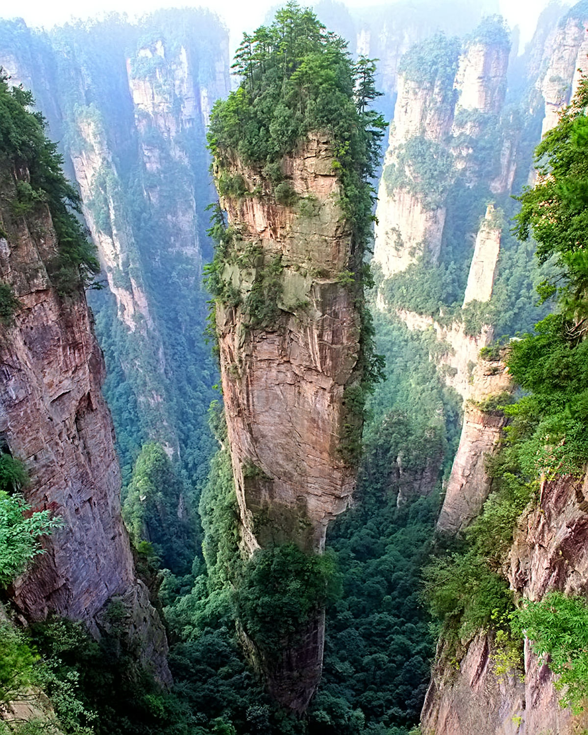 The Tianzi Mountians, China