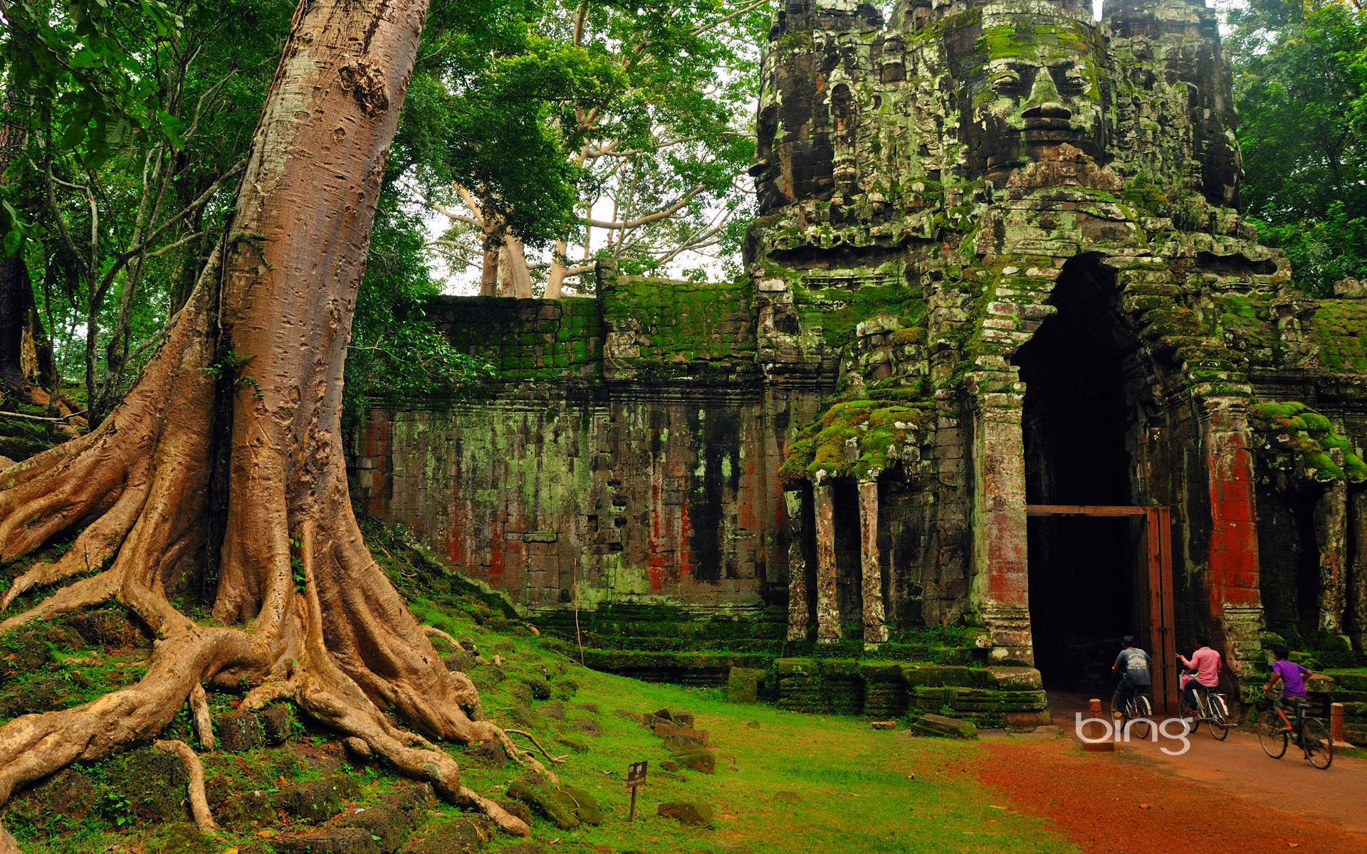 West gate of Angkor Thom, Cambodia