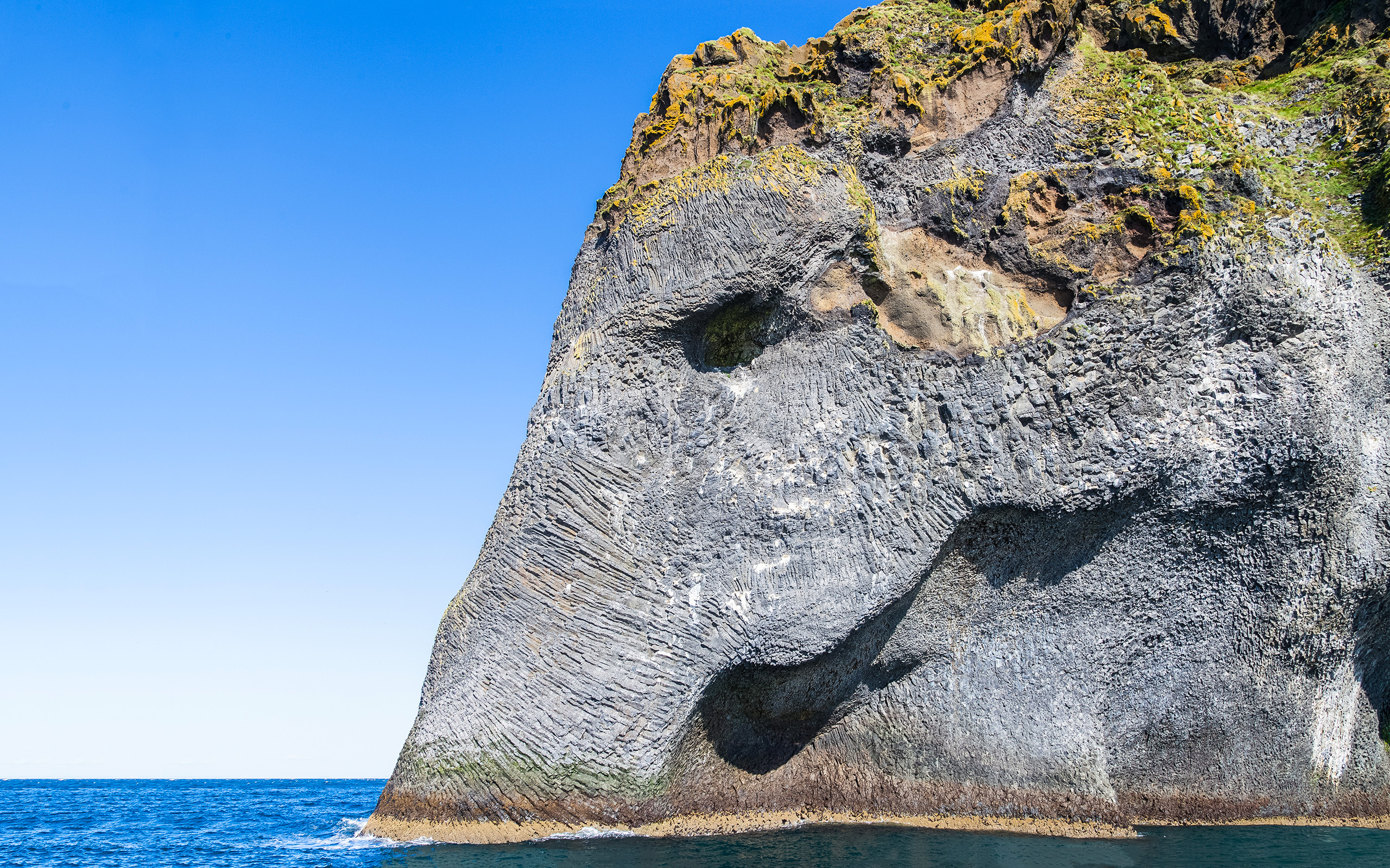 The Elephant rock on Heimaey island