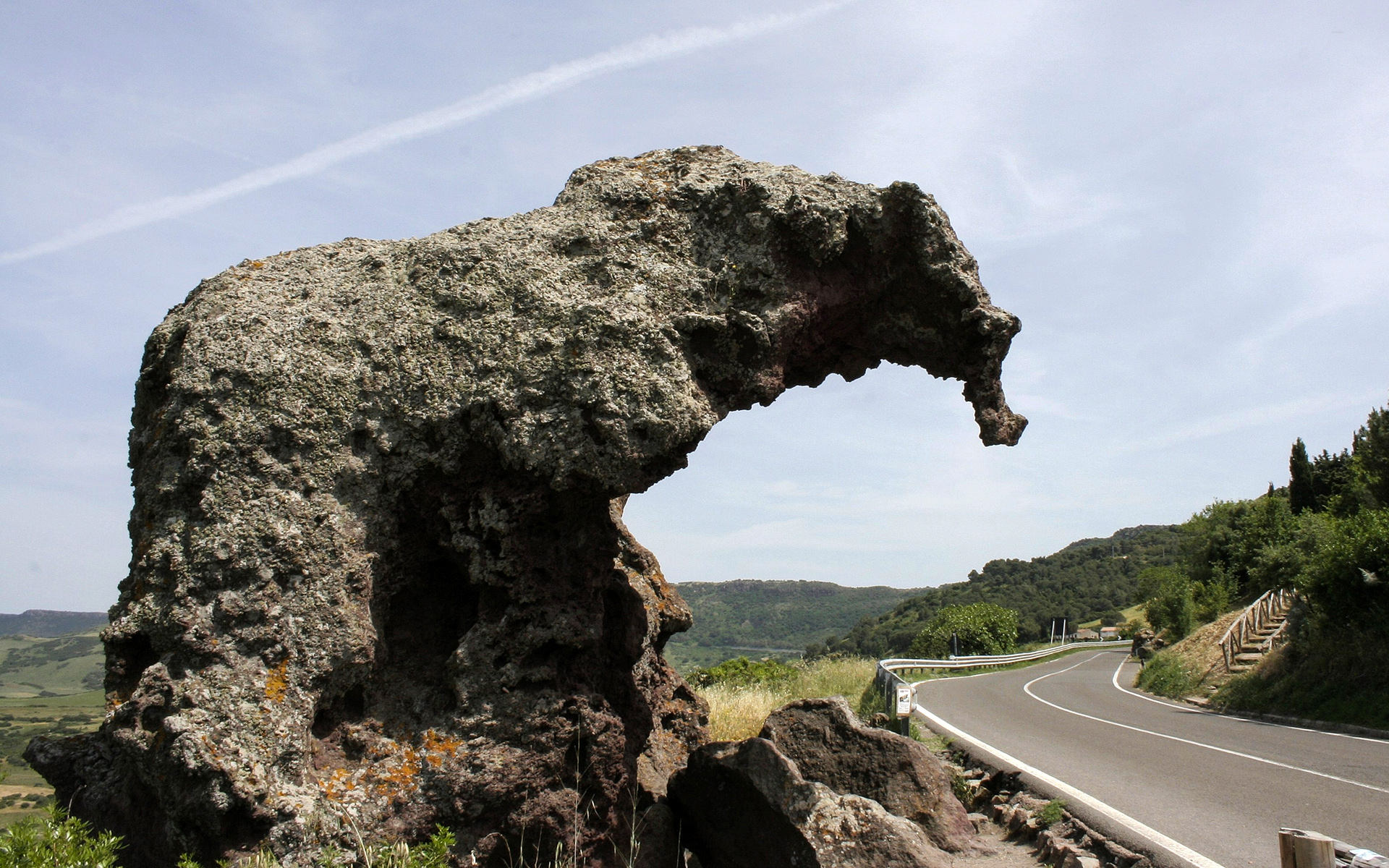 Elephant Rock near Castelsardo, Sardinia, Italy