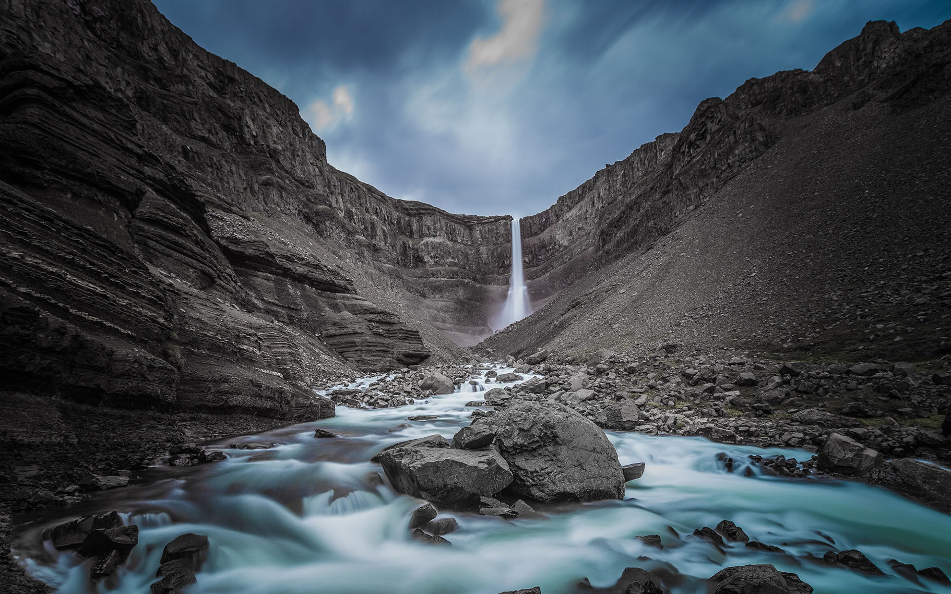 Iceland Waterfalls Hengifoss