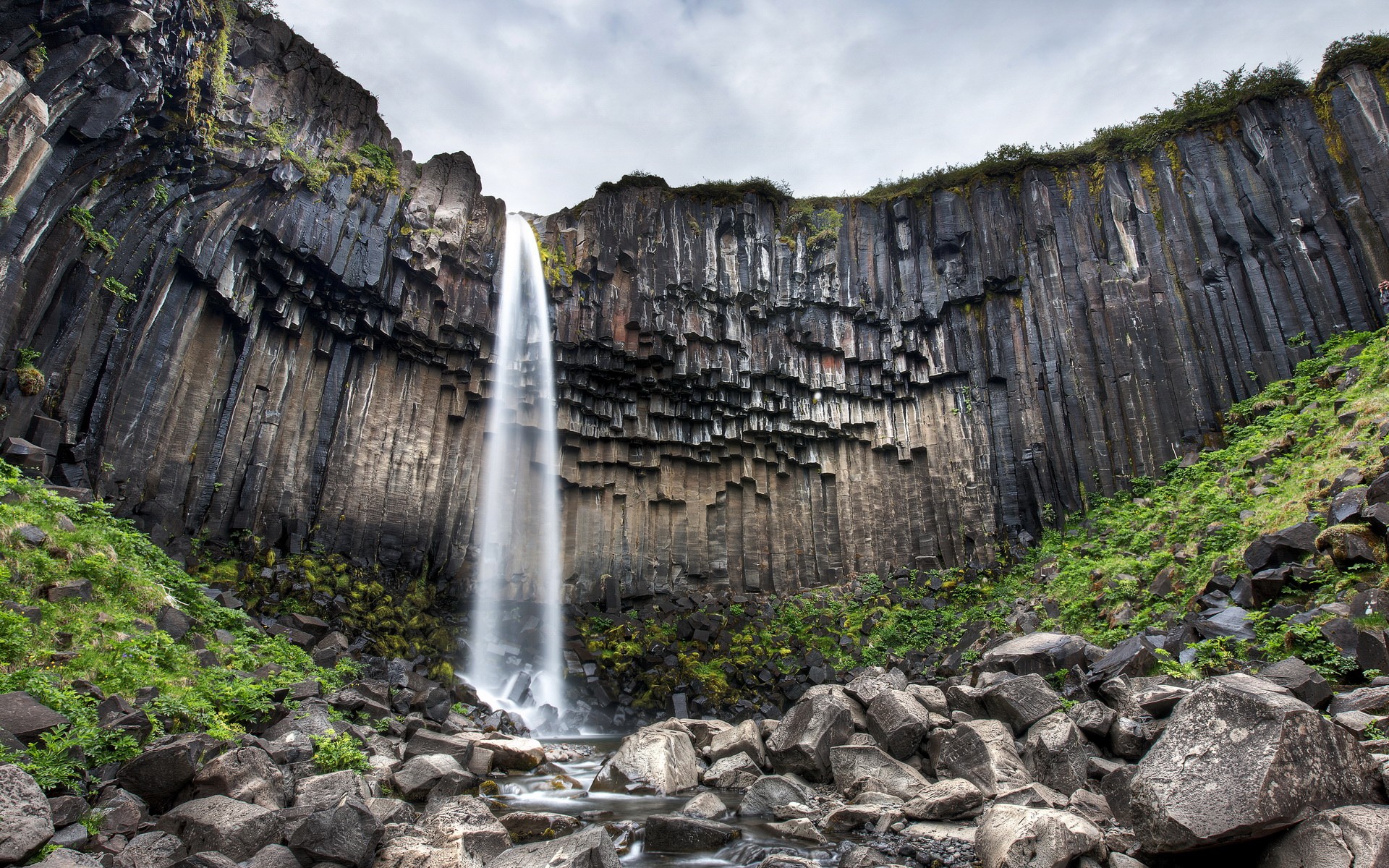 Iceland Waterfalls Svartifoss